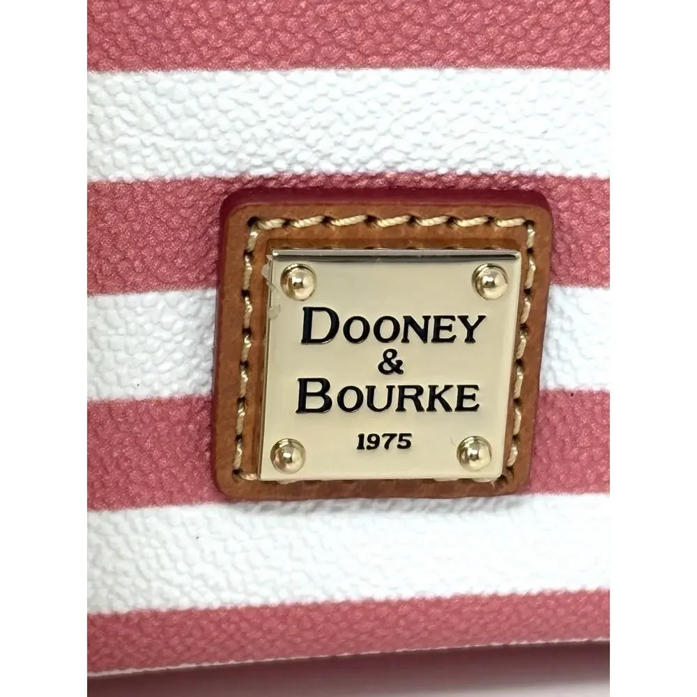 Dooney & Bourke Sullivan Cosmetic Makeup Case Pouch Bag Clutch Pink Watermelon - Picture 5 of 16